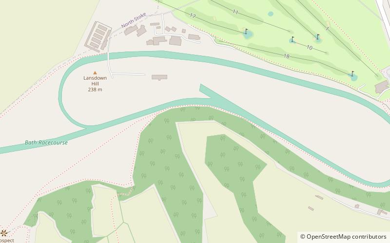 Bath Racecourse location map