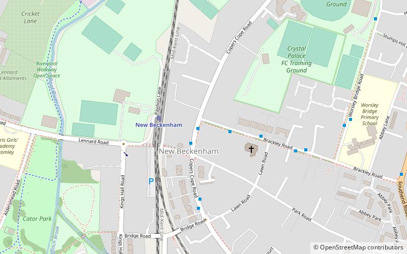 Municipio de Lewisham location map
