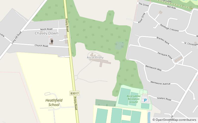 Ascot Priory location map