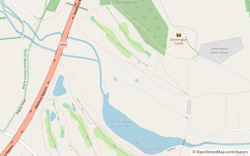 Donnington Grove location map