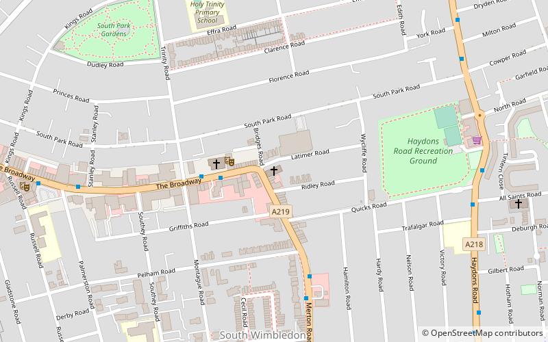 St Winefride Church location map