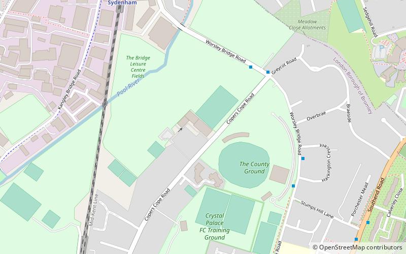 Gambado Beckenham location map