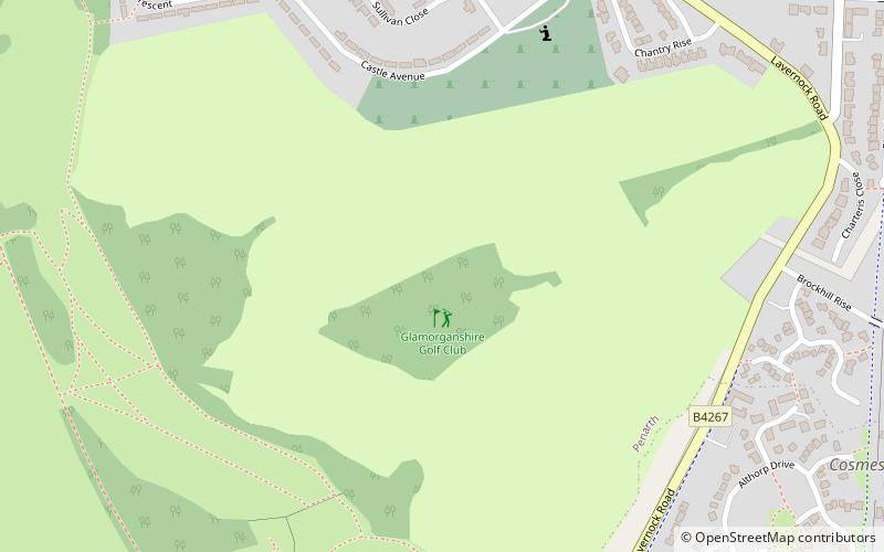 Glamorganshire Golf Club location map