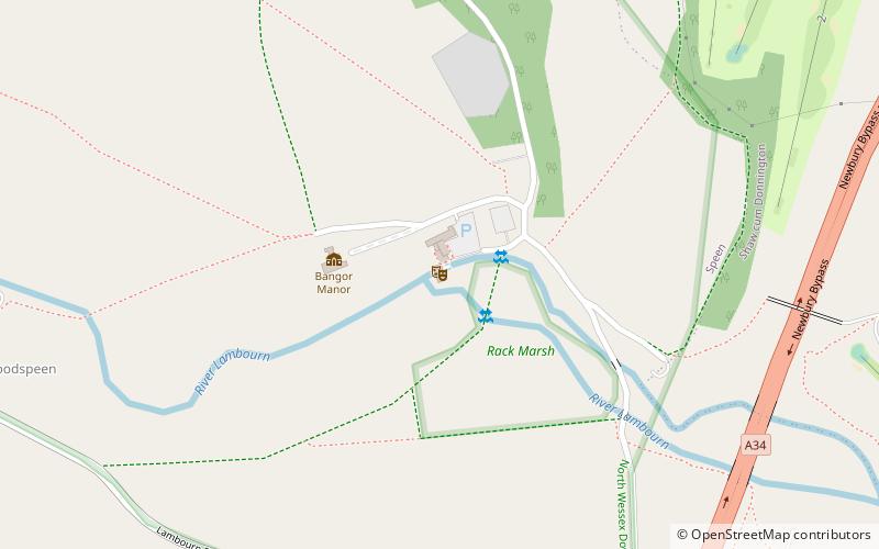 Watermill location map