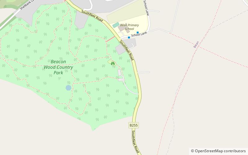 Beacon Wood Country Park location map
