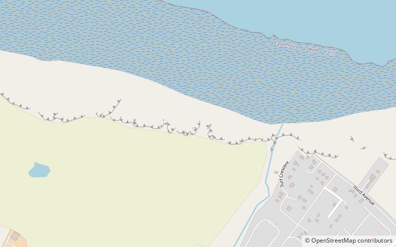 Sheppey Cliffs and Foreshore location map