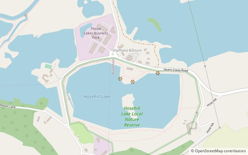 Hosehill Lake location map
