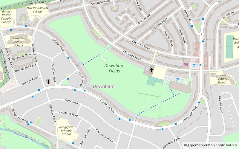 Downham Fields location map