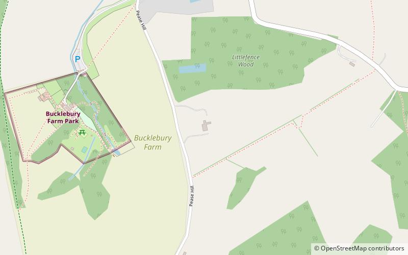 Bucklebury Manor location map
