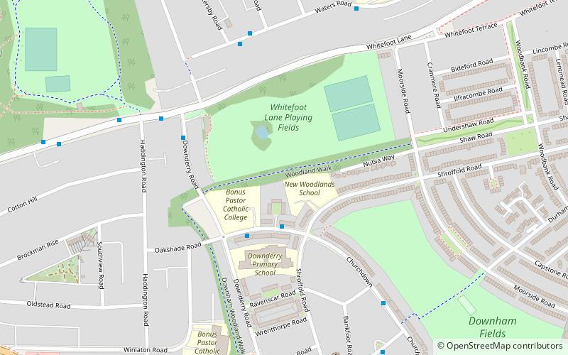 Downham Woodland Walk location map