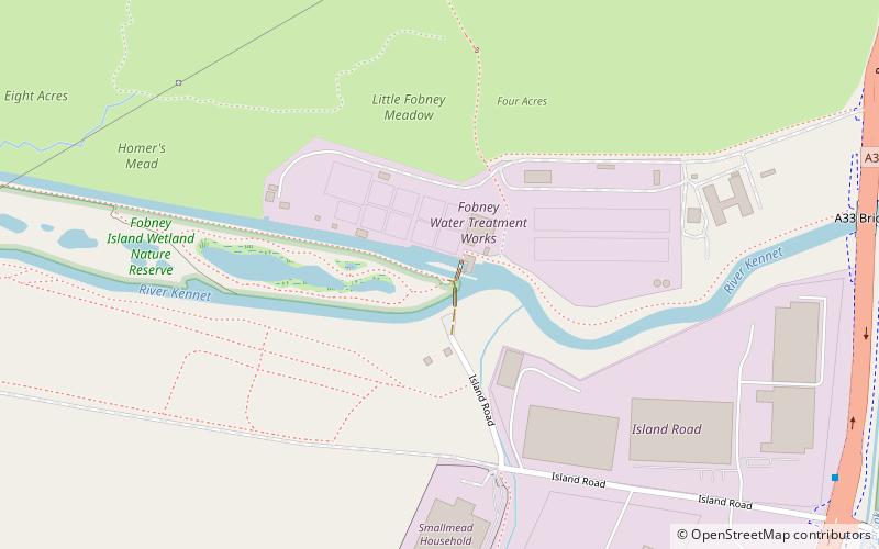 Fobney Lock location map