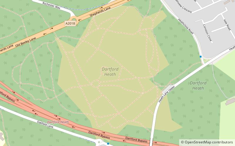 Dartford Heath location map