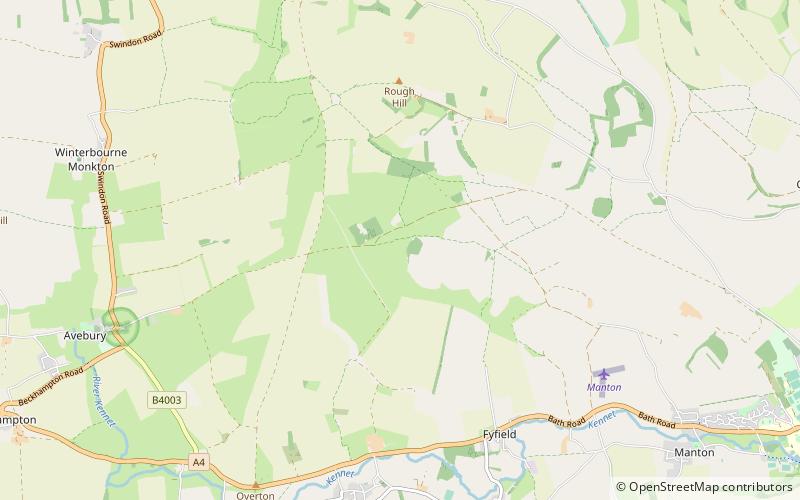 Fyfield Down location map