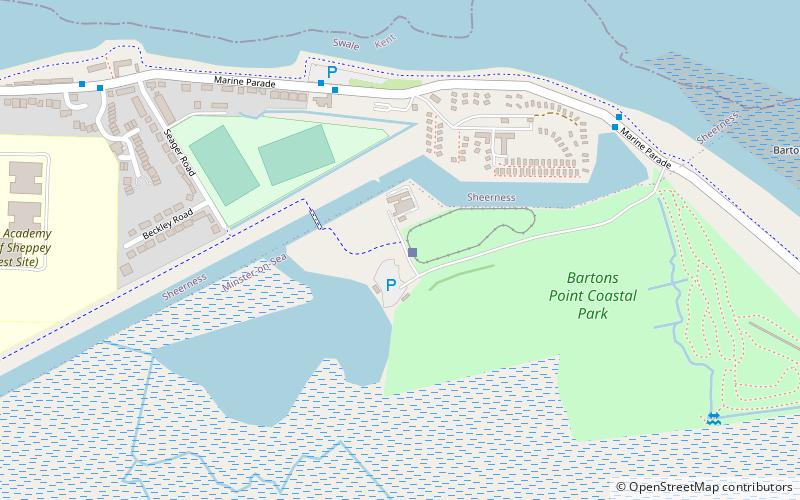 Barton's Point Coastal Park location map