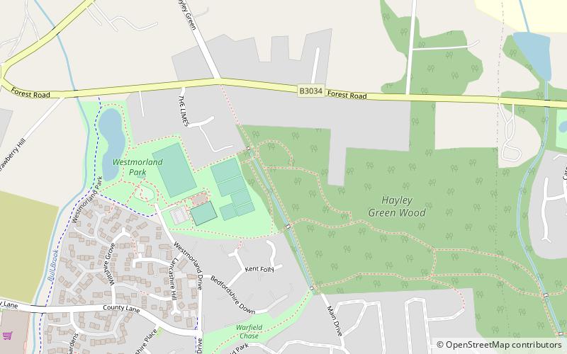 Hayley Green Wood location map