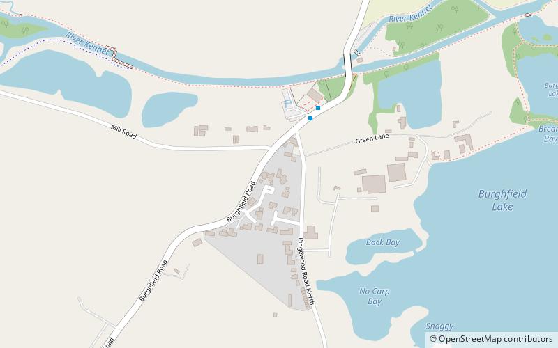Burghfield Bridge location map
