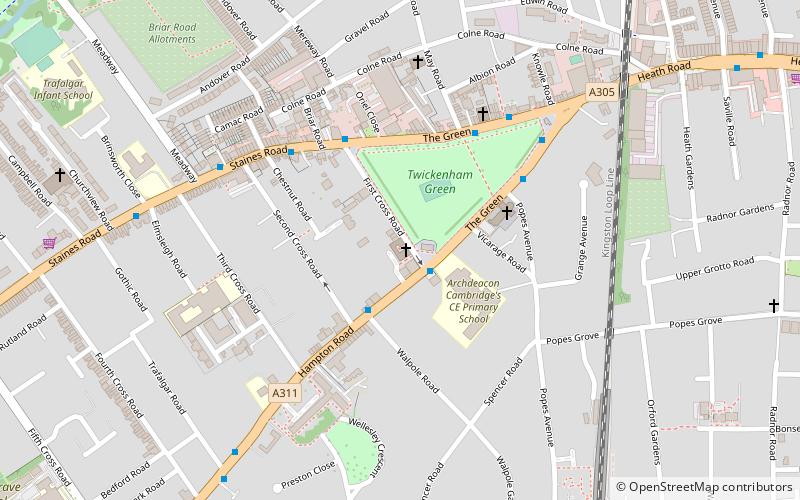 twickenham united reformed church feltham location map