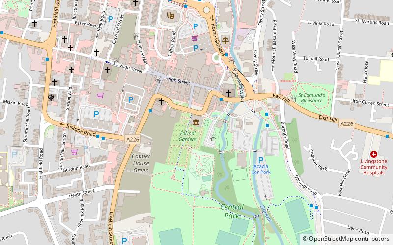 Dartford Library location map