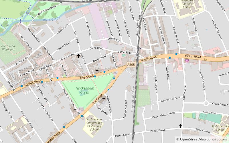 Holy Trinity Twickenham location map