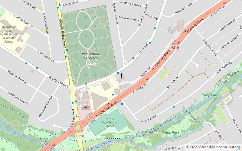 Whitton Methodist Church location map