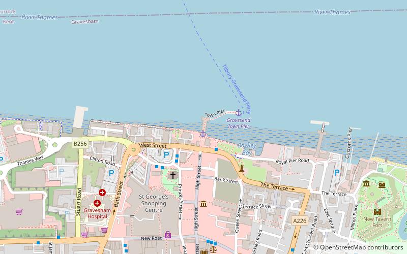 Town Pier location map