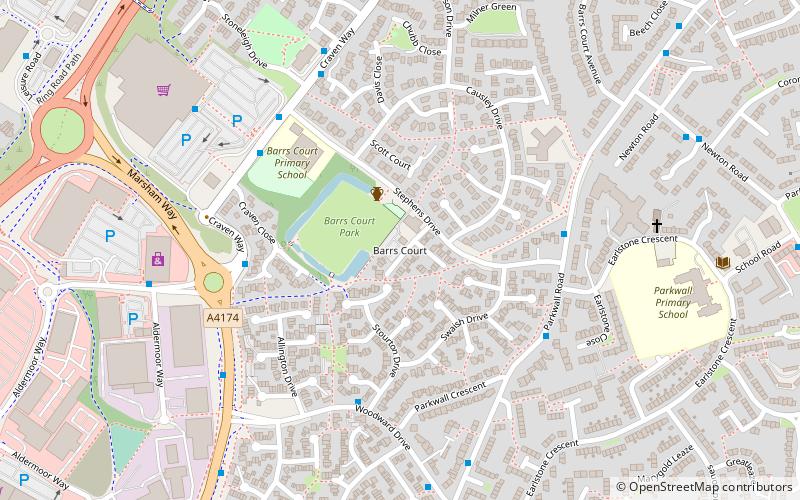 barrs court bristol location map