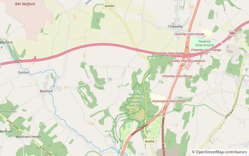 Winterbourne location map