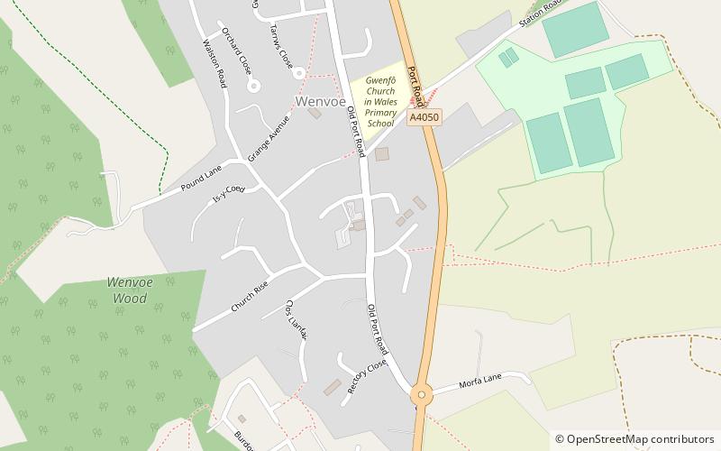 The Wenvoe Arms location map