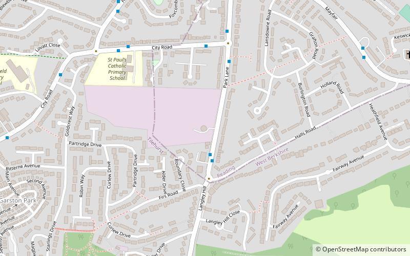 Tilehurst Water Tower location map