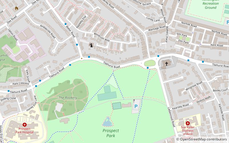 Prospect Park location map