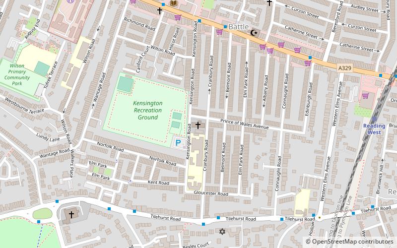 church of st mark reading location map