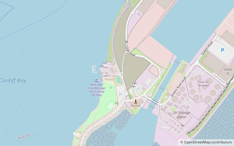 cardiff sailing centre location map