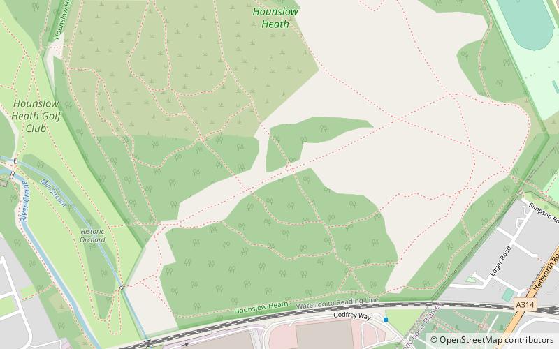 Hounslow Heath location map