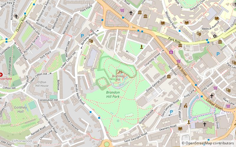 Brandon Hill location map