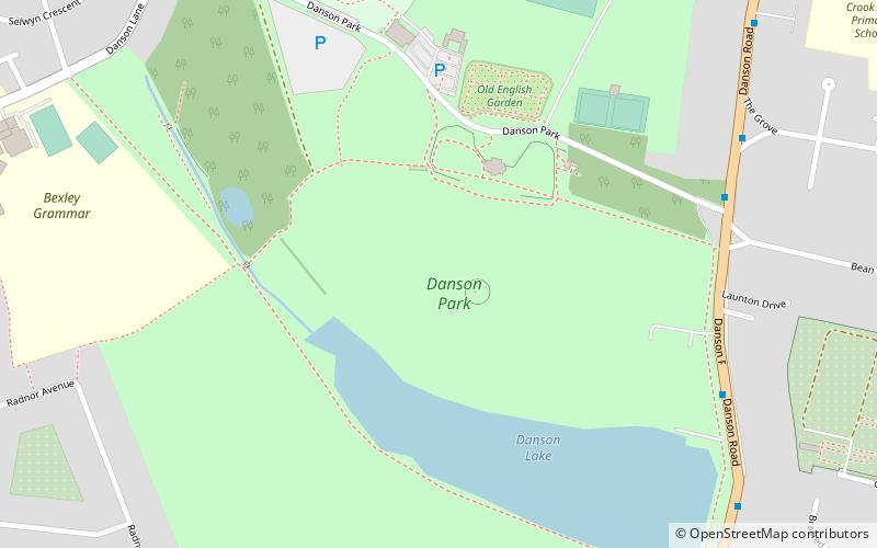 Danson Park location map