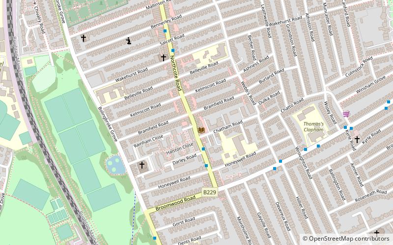 northcote road antiques market londyn location map