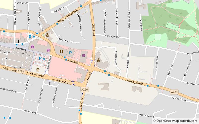 Borough londonien de Bexley location map