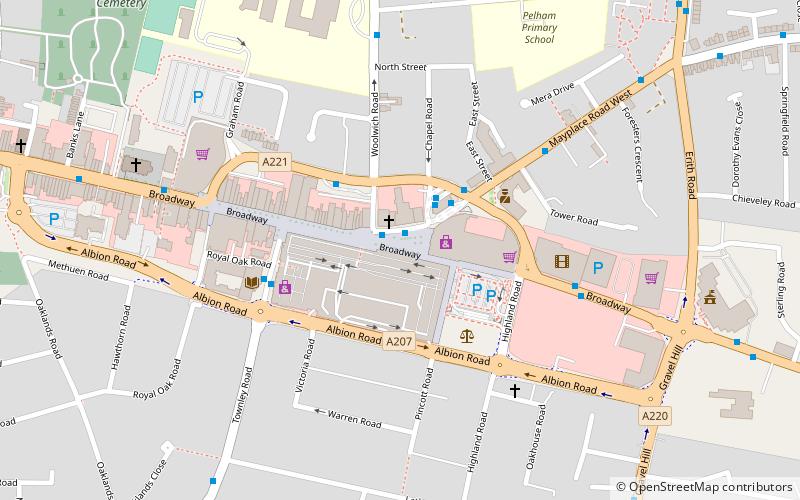 Broadway Shopping Centre location map