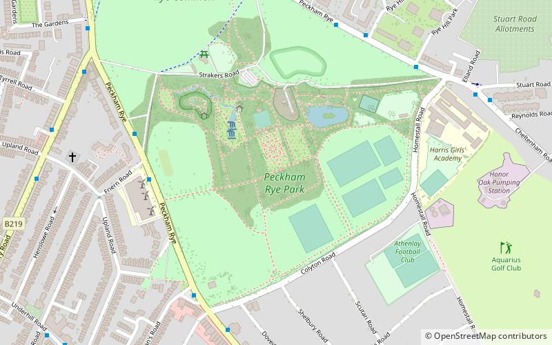 Peckham Rye location map