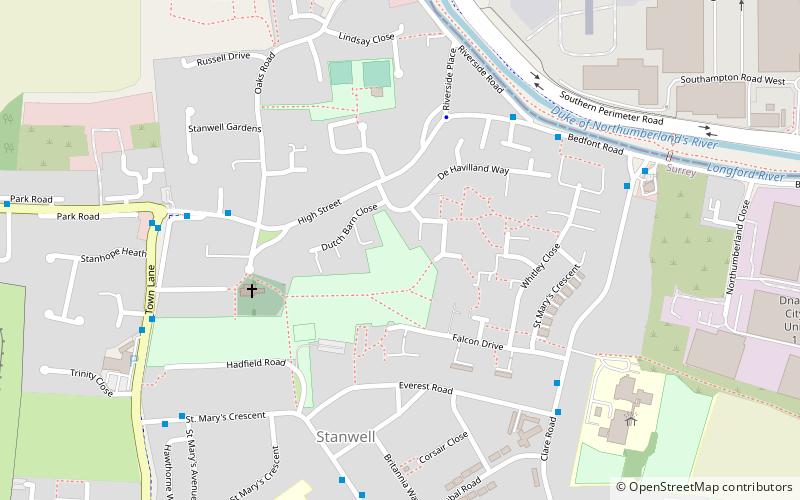 Stanwell location map
