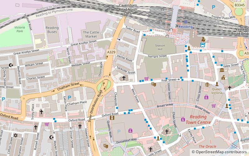 Greyfriars Church location map