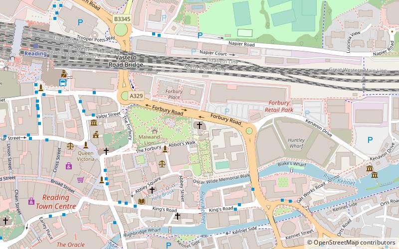 St James's Church location map