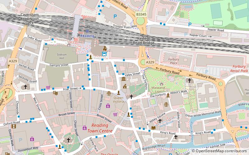 Reading Museum location map
