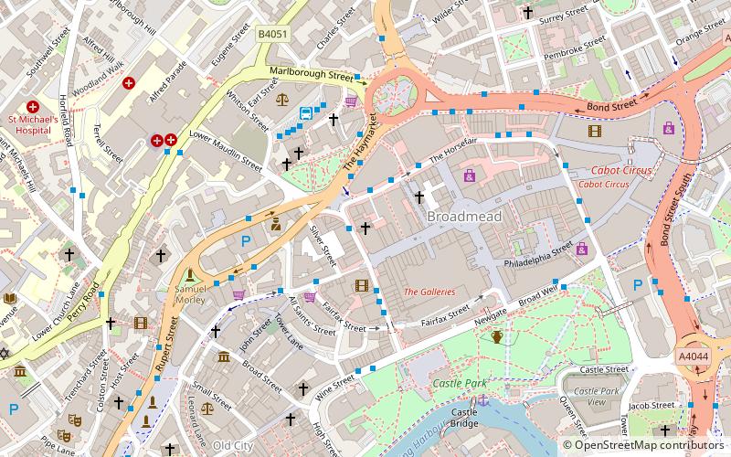 broadmead baptist church bristol location map