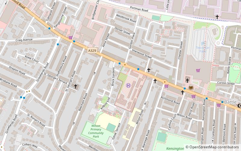 Royal Berkshire Regiment War Memorial location map