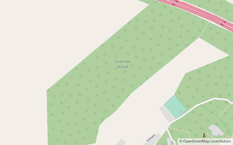 Coombe Wood location map