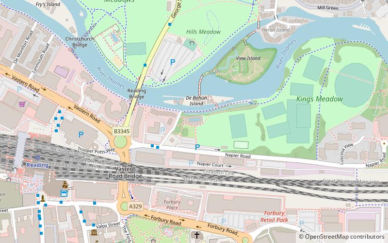 Thames Lido location map