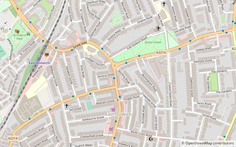 East Dulwich Tavern location map