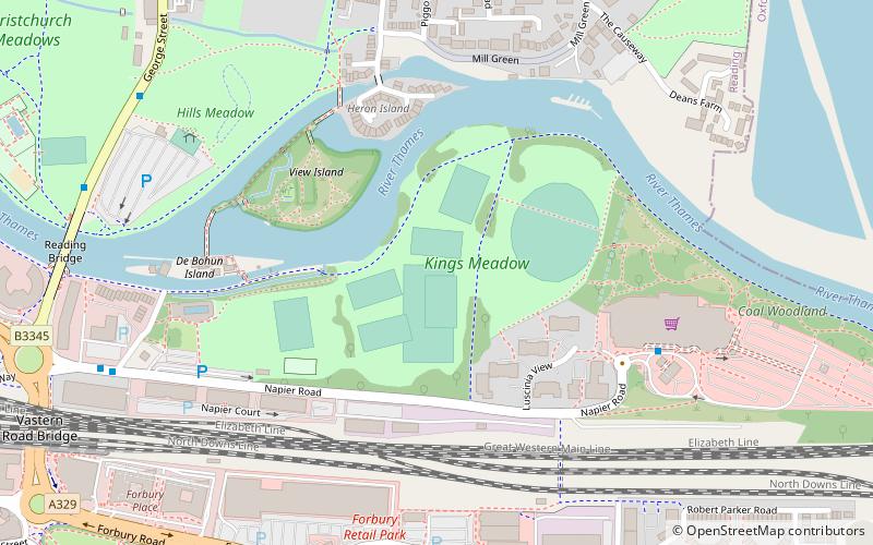 King's Meadow location map