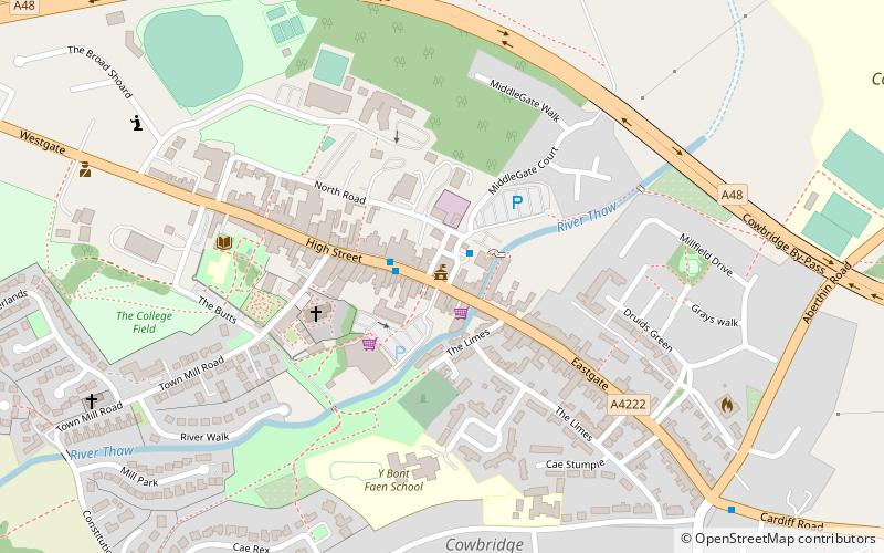 Cowbridge Town Hall location map